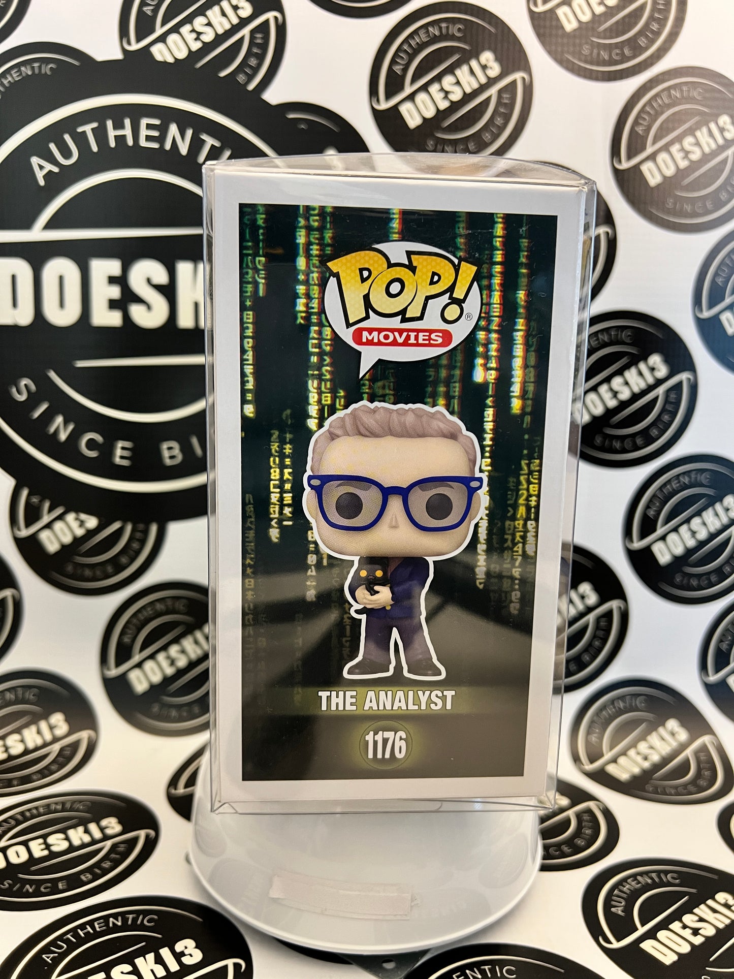 Funko Pop! The Matrix The Analyst #1176 (Walmart Exclusive) W/Protector