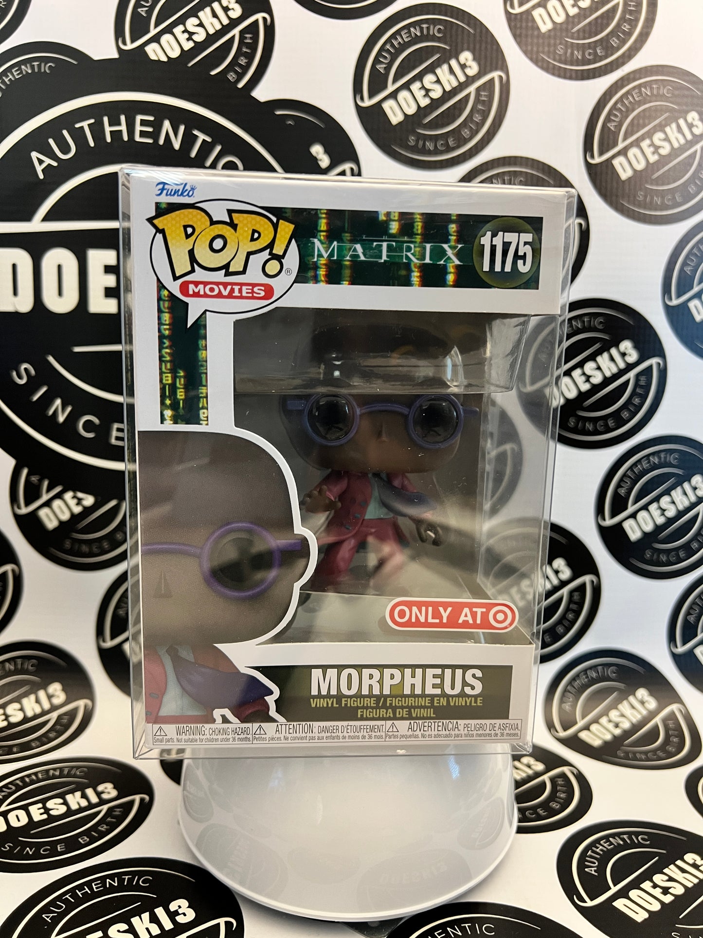 Funko Pop! Movies The Matrix Morpheus #1175 Resurrections Target Exclusive W/Protector