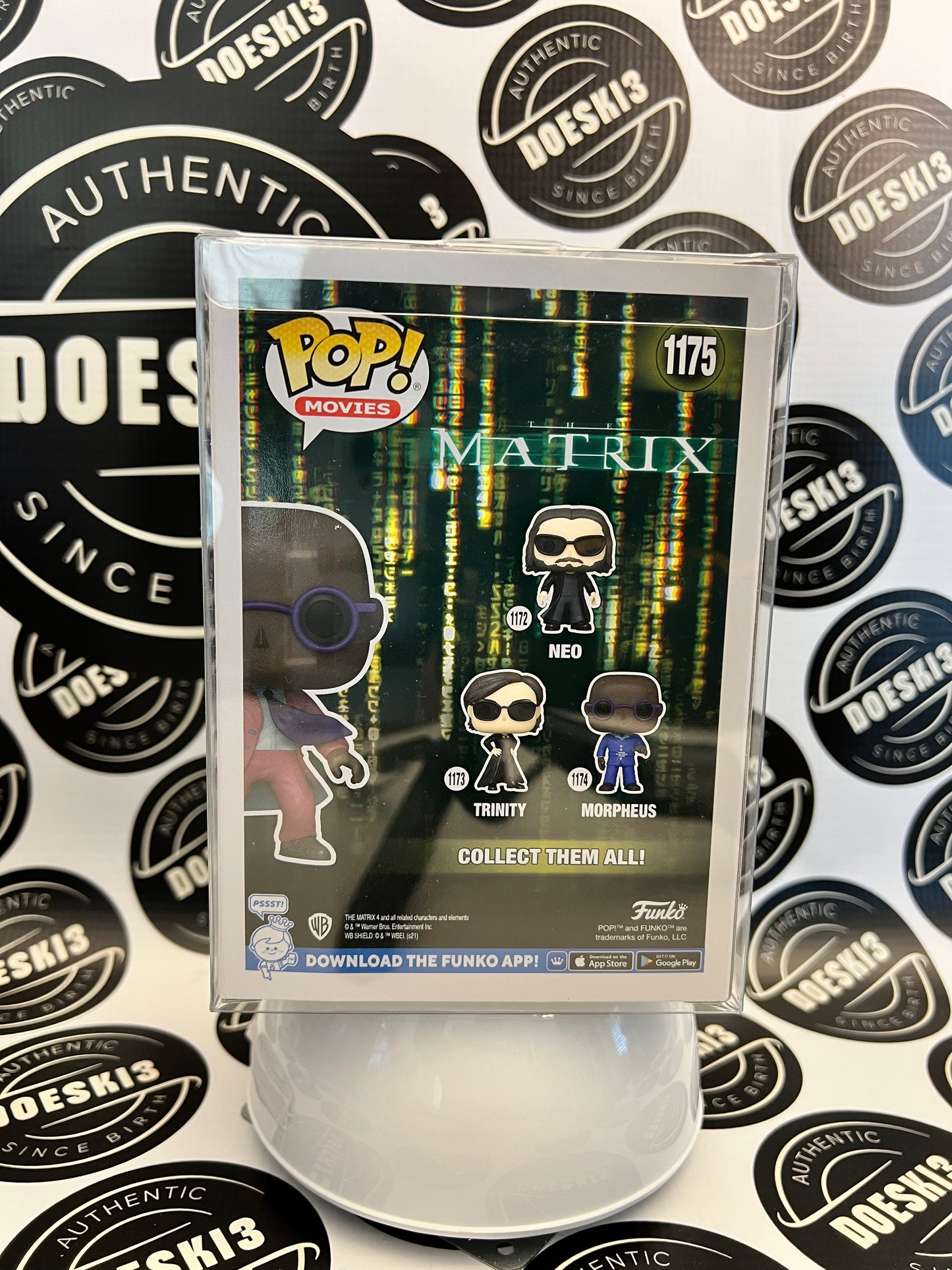 Funko Pop! Movies The Matrix Morpheus #1175 Resurrections Target Exclusive W/Protector