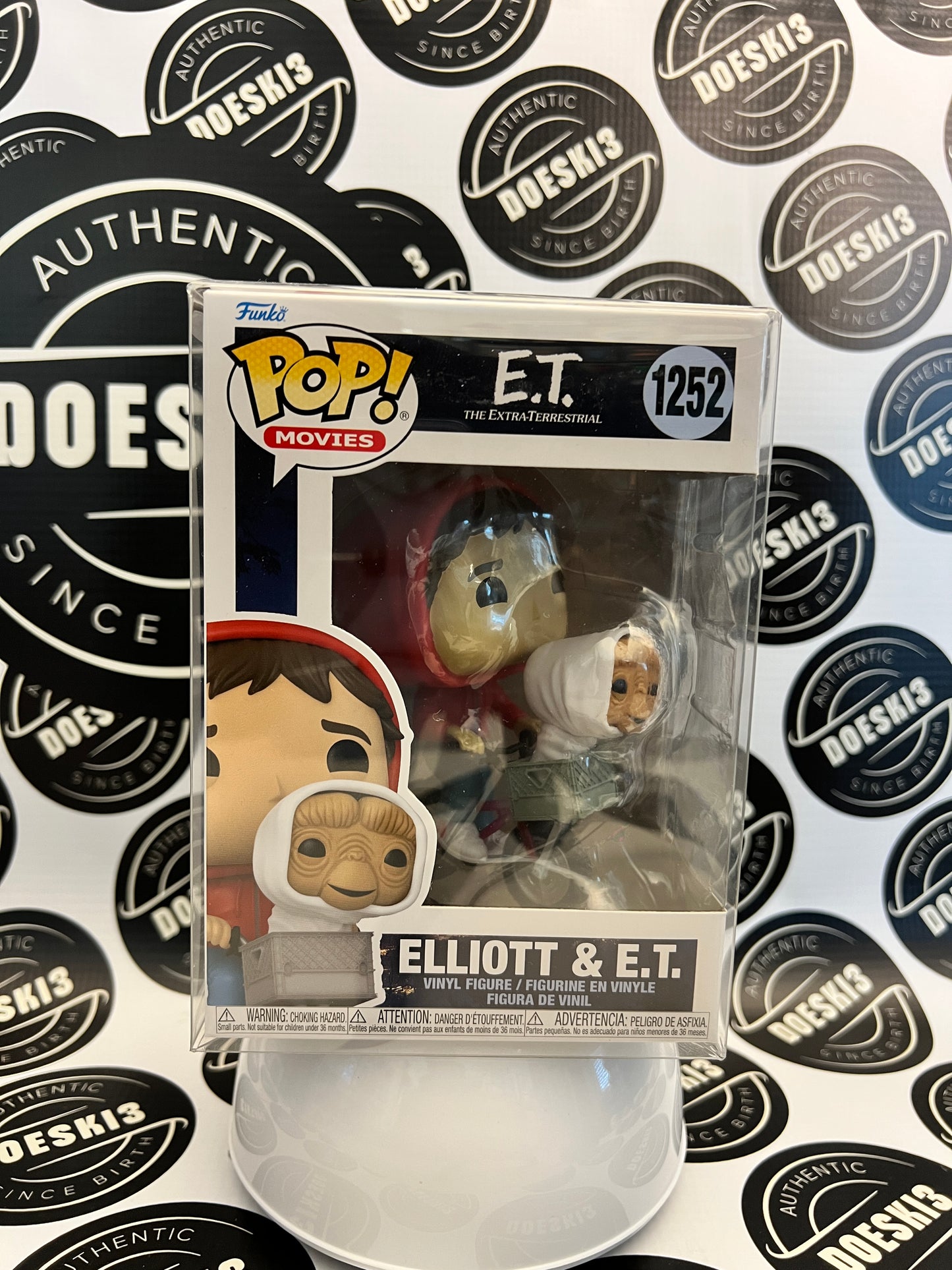 Funko Pop! Movies E.T.- Elliot & ET on Bike #1252 W/Protector
