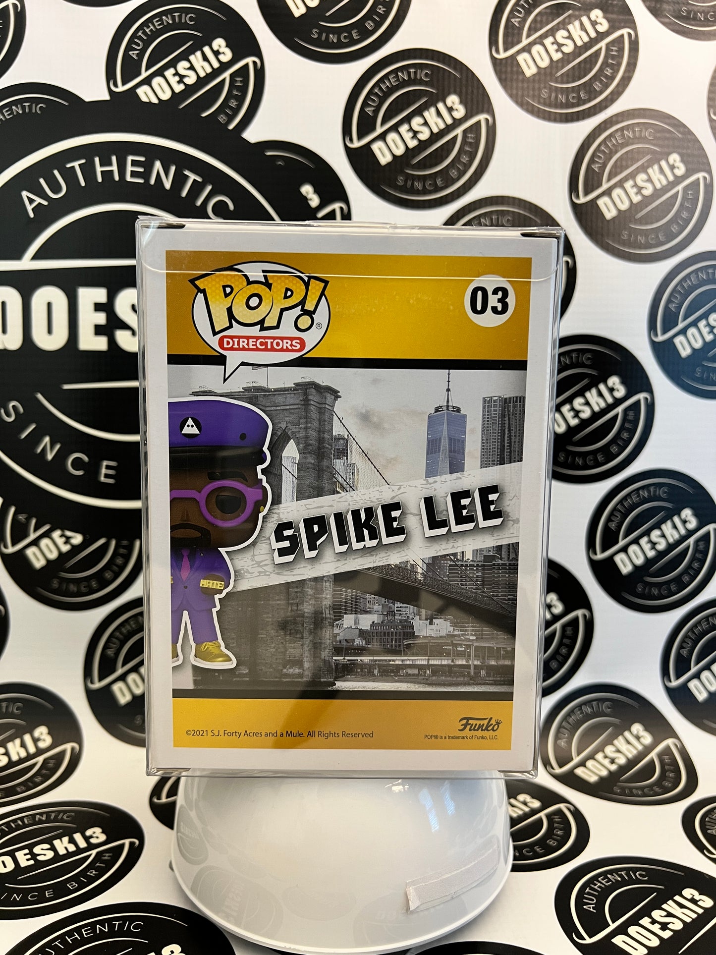 Funko Pop! Spike Lee with Purple Suit #03 Directors W/Protector