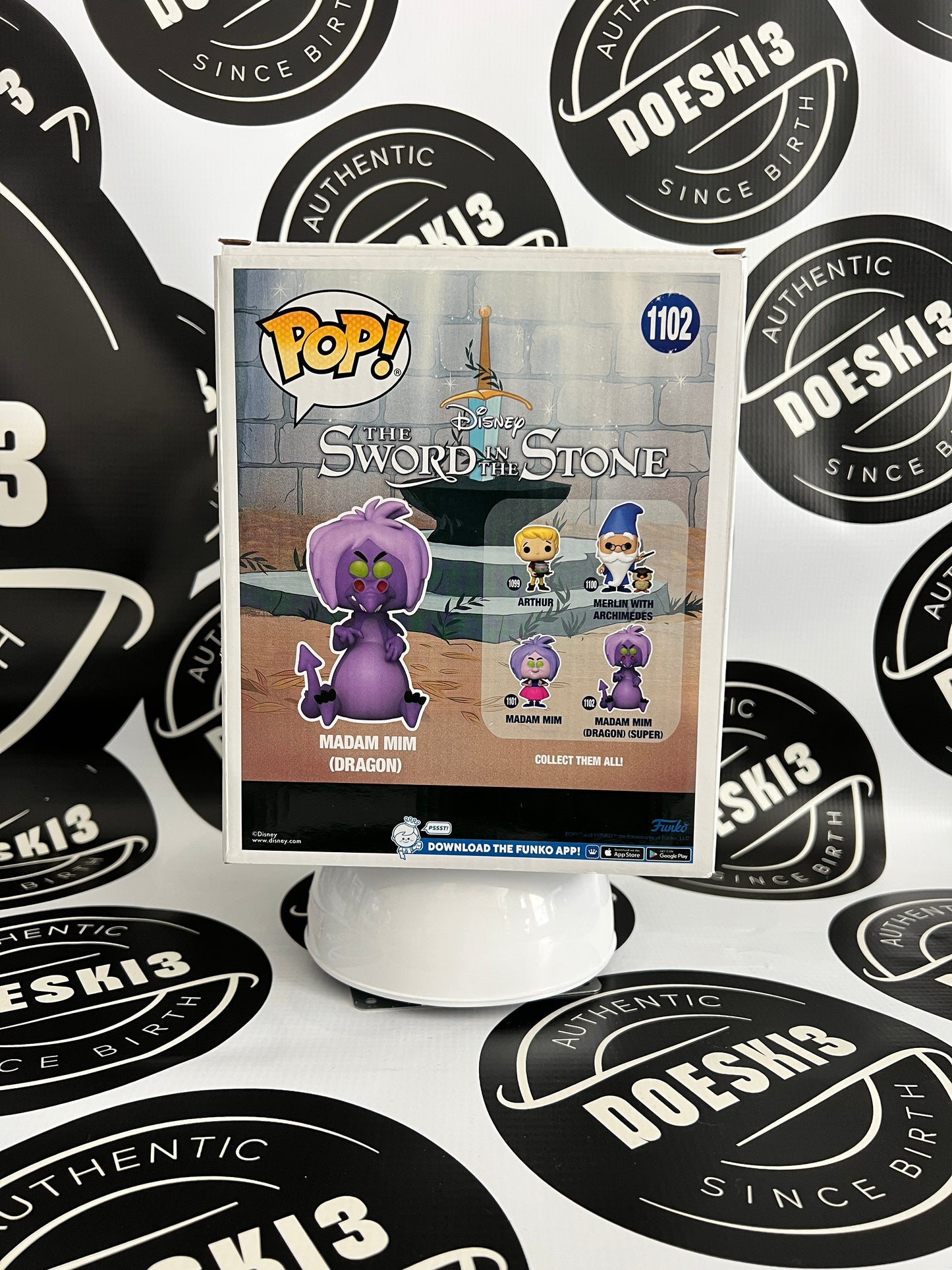 Funko Pop! 6” Madam Mim (Dragon) #1102 Disney - The Sword in the Stone