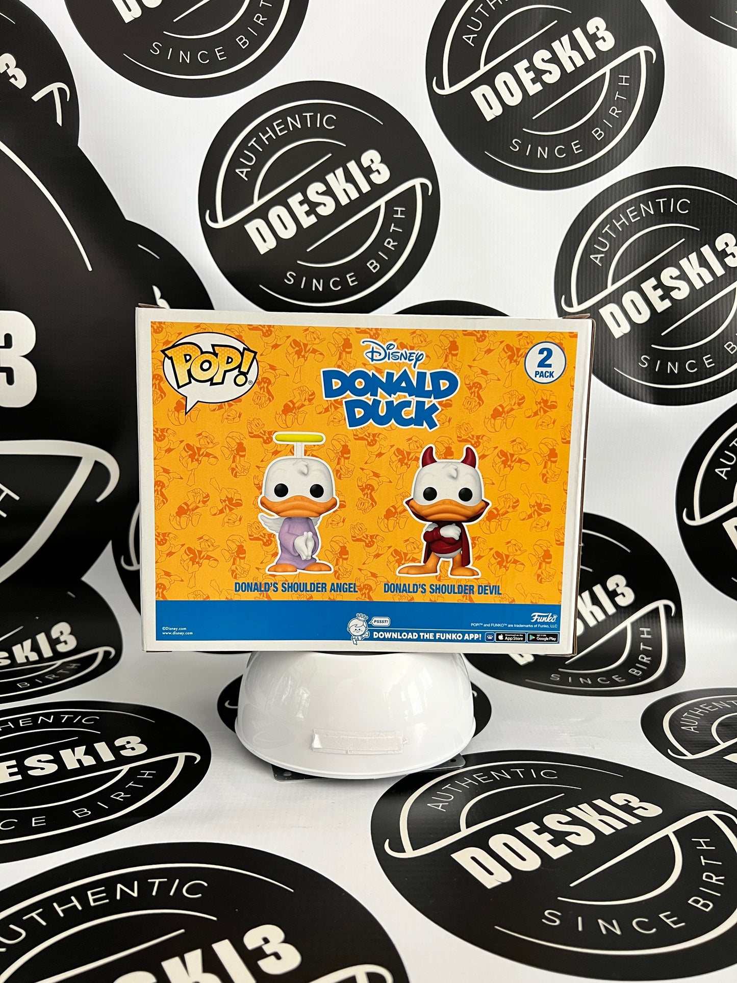 Funko Pop! Disney Donald Duck Donald's Shoulder Angel & Devil 2PK Wondrous Convention