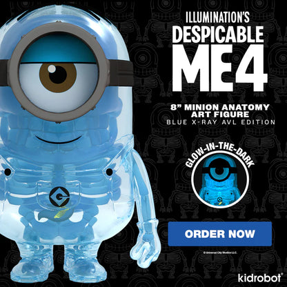 Despicable Me 4 - Minion Anatomy 8" Art Figure - GID X-ray AVL Edition
