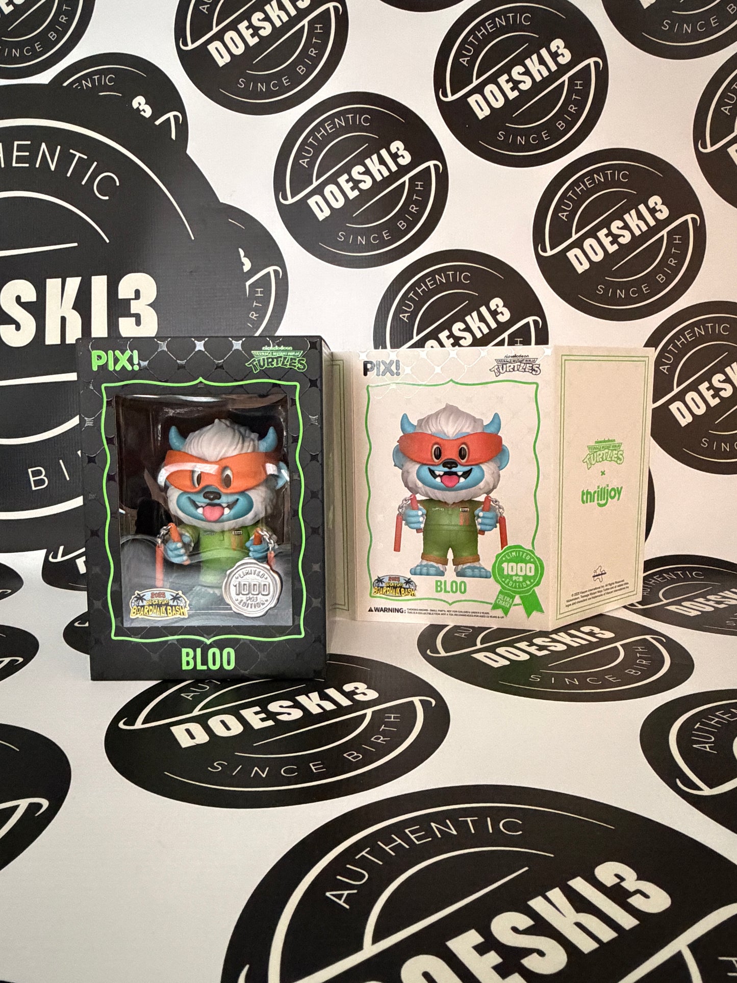 TEENAGE MUTANT NINJA TURTLES PIX! MICHELANGELO Bloo (Boardwalk Bash SDCC Exclusive)