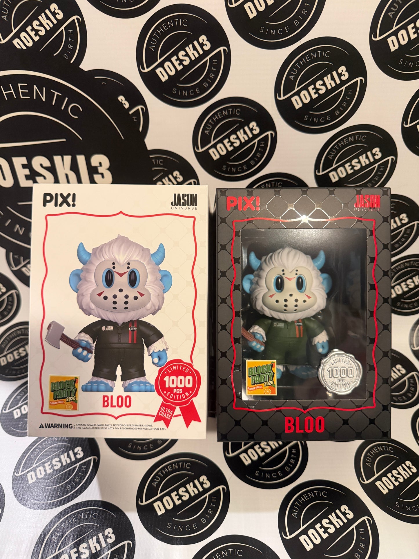 Thrilljoy MegaCon Orlando Block Party 2026 Exclusive Bloo As Jason LE 1000