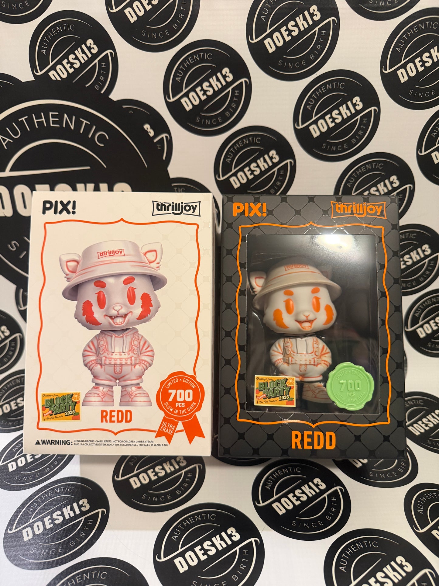 Thrilljoy PIX! REDD LE 700 GLOW GITD Megcon Block Party 2026