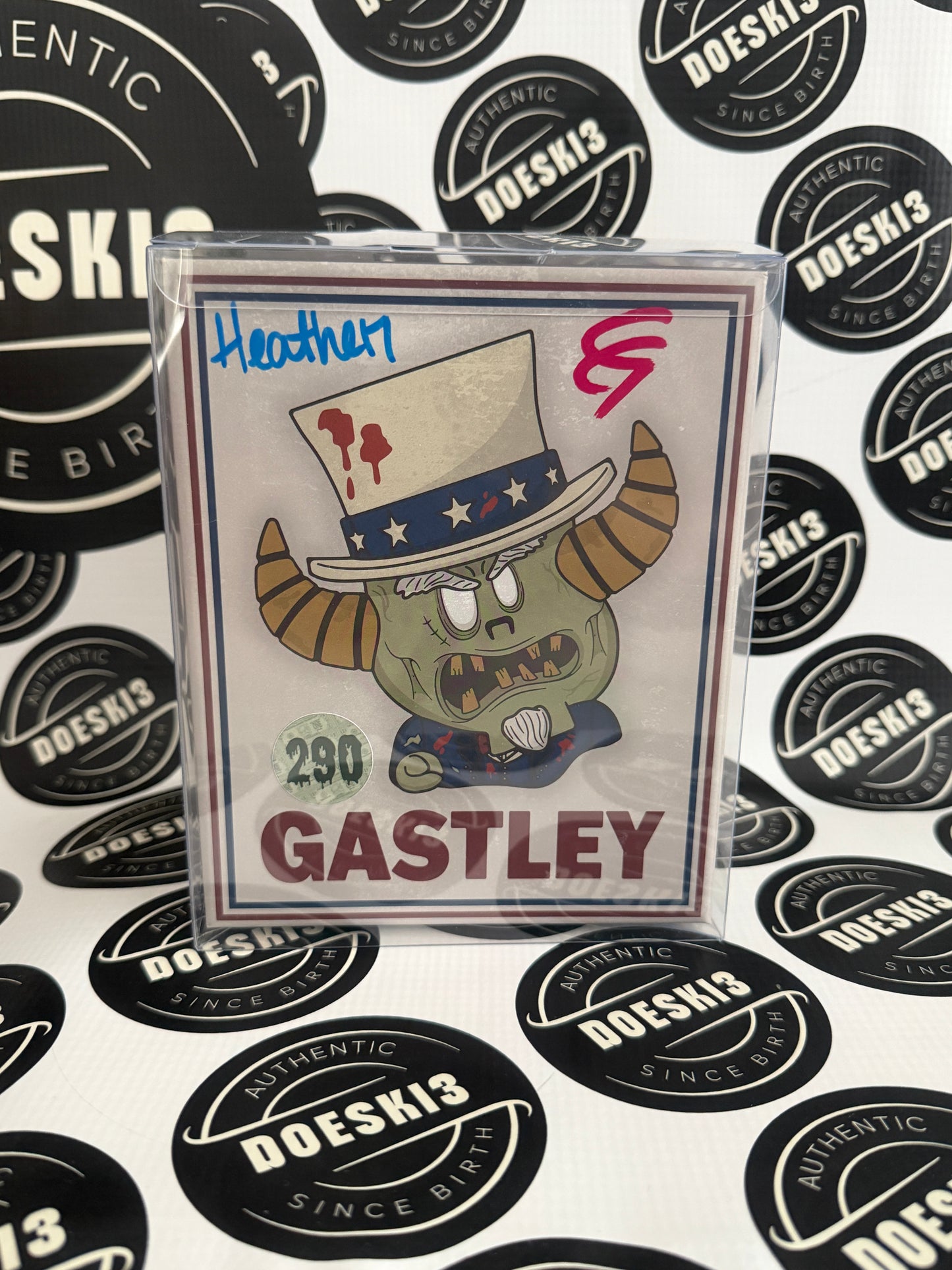 Mischief Toys Zombie Uncle Gastley Awesome Con Exclusive Figure LE 290 W/Protector (Signed)
