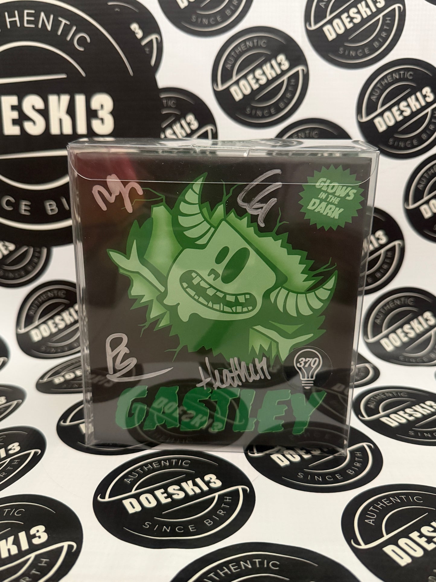 Mischief Toys Green Glow Gastley LE 370 W/Protector (Signed)