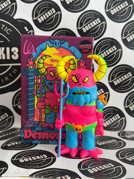 Mischief Toys NYCC Blacklight Demonstro (Signed) W/Protector