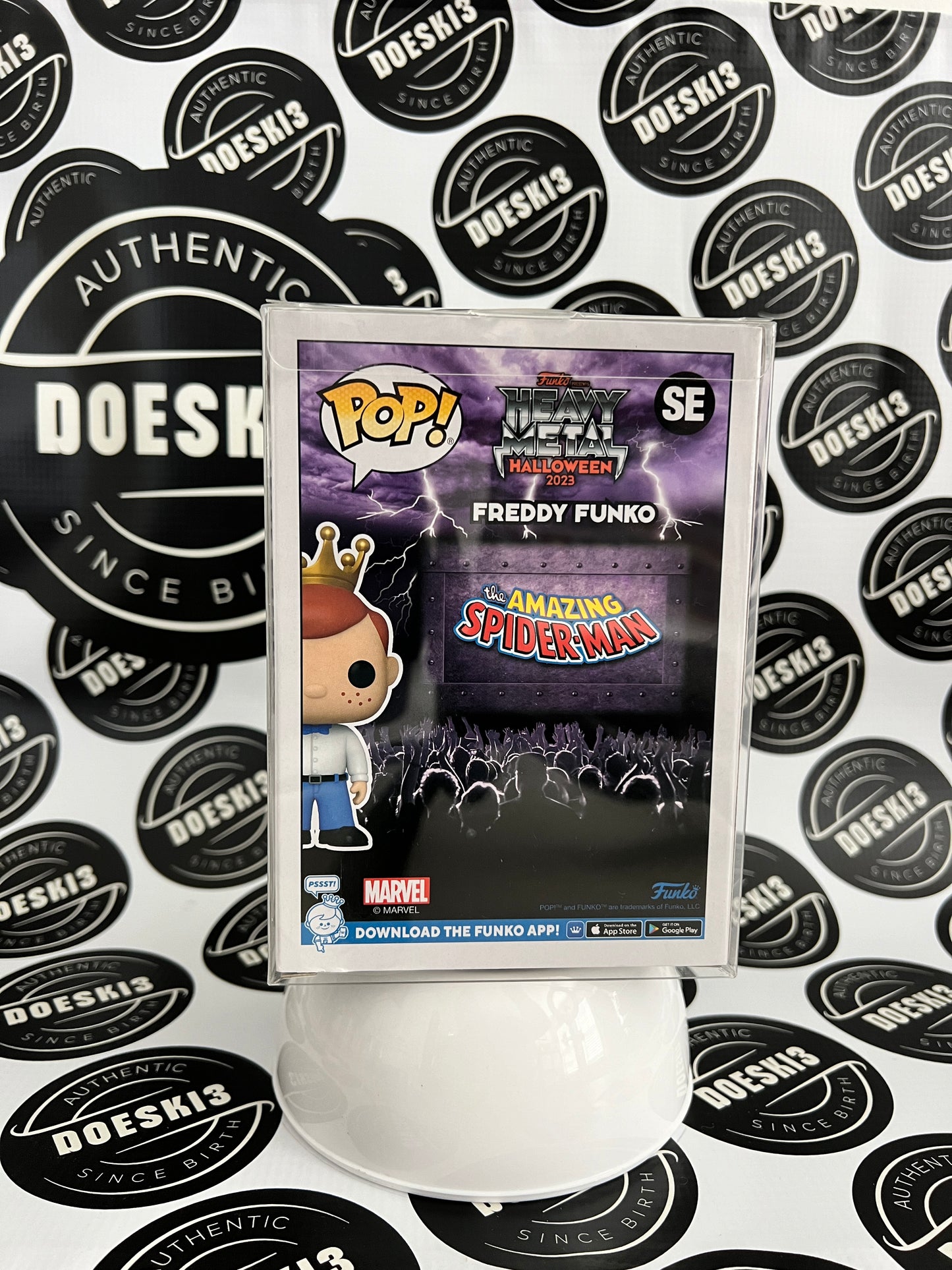Funko Pop! NYC Heavy Metal Halloween Freddy Funko As Mysterio LE 5000 W/Protector