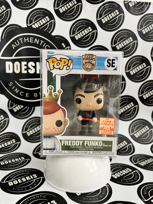 Funko Pop! Freddy as Number Five 2023 Camp Fundays Box of Fun Exclusive Pop LE 4500 W/Protector