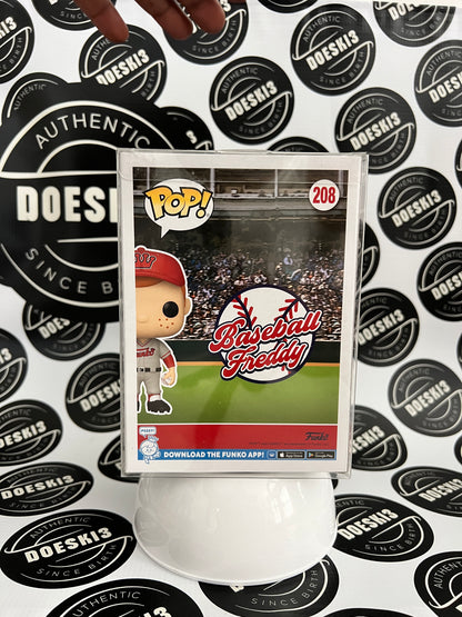 Funko POP! Freddy Funko Baseball Freddy #208- Wondrous Convention W/Protector