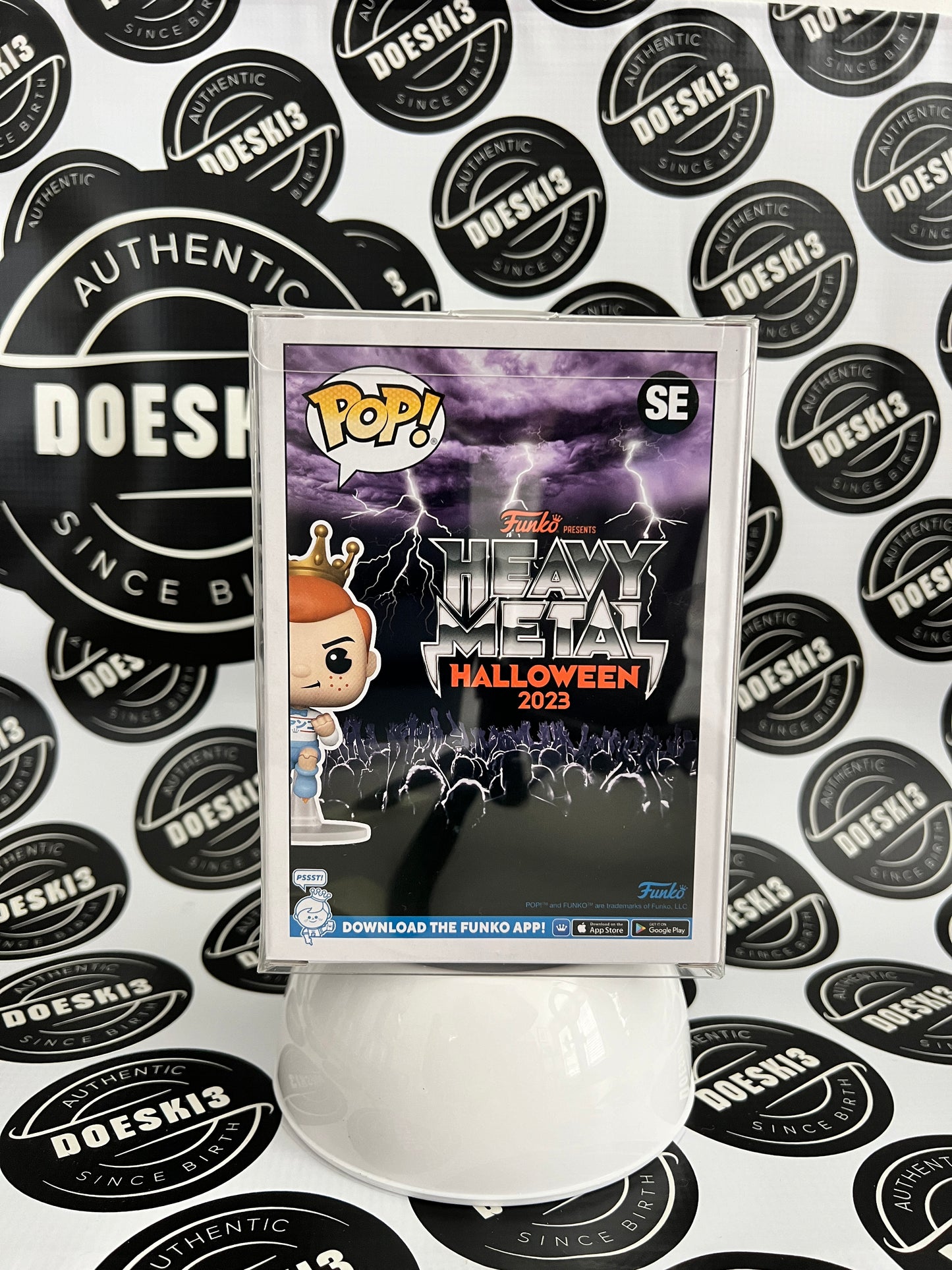 Funko Pop! NYC Heavy Metal Halloween 2023 Atomic Freddy Retro LE 5000 W/Protector