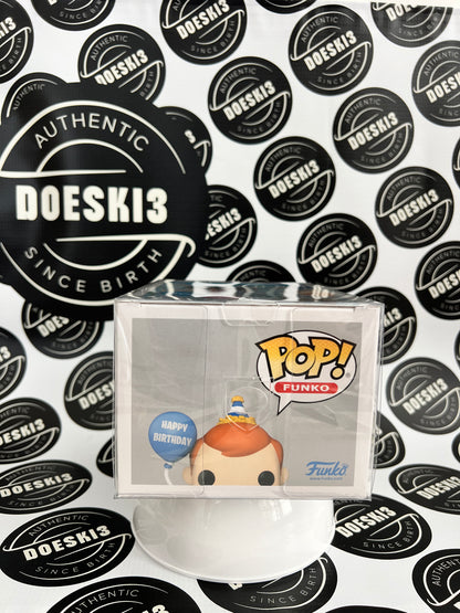 Funko Pop! Birthday Freddy Funko #195 Funko Exclusive W/Protector