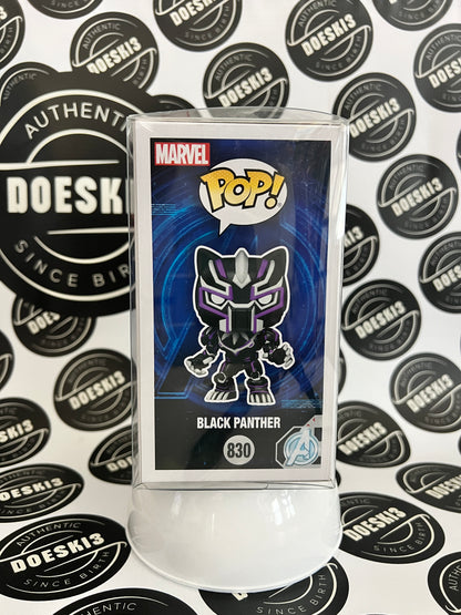 Funko Pop! Marvel Avengers Mech Strike #830 Black Panther W/Protector