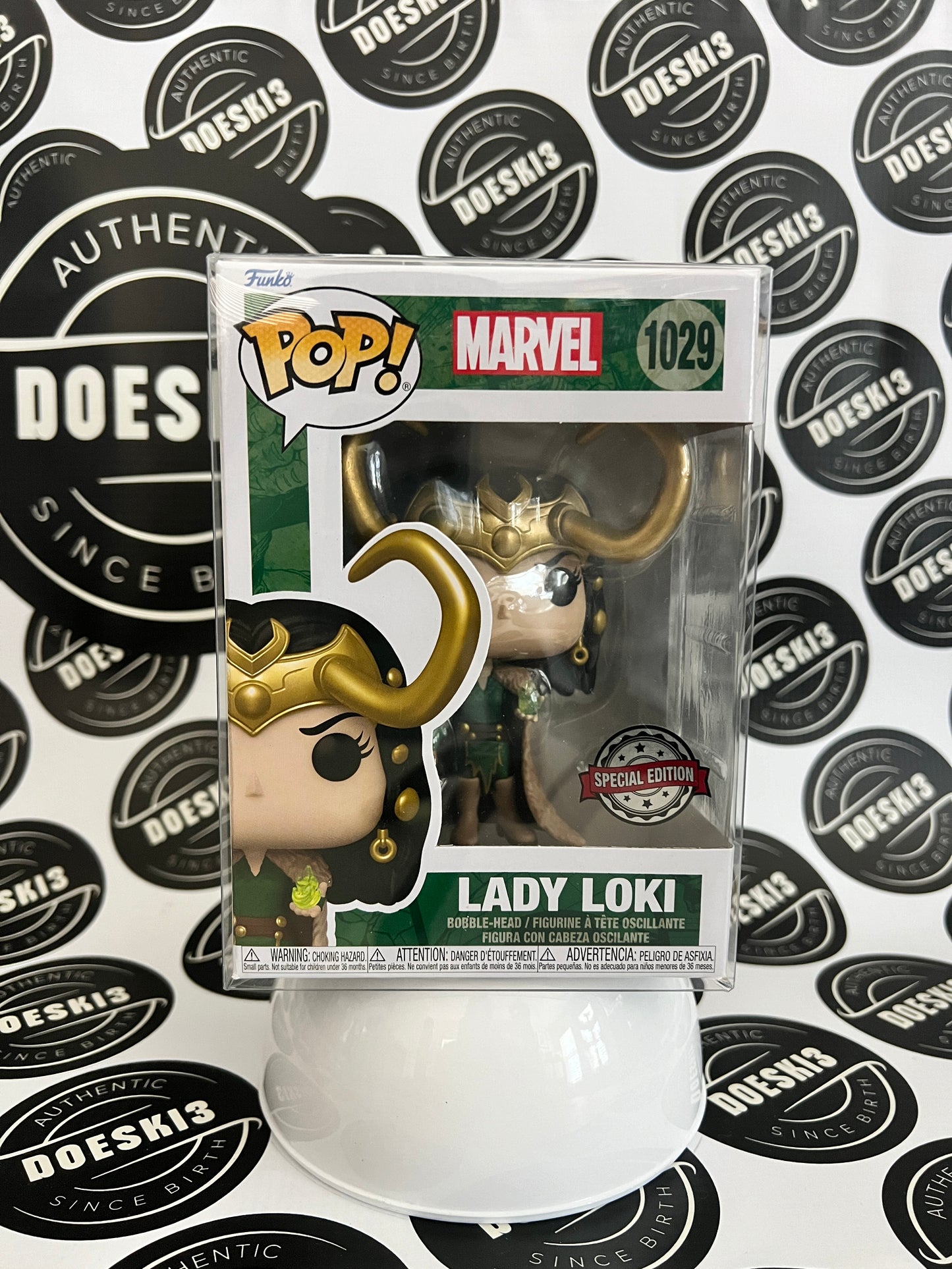 Funko Pop! Marvel Lady Loki #1029 Special Edition W/ Pop Protector