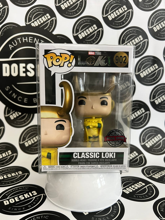 Funko Pop! Marvel Classic Loki #902 Special Edition W/Protector