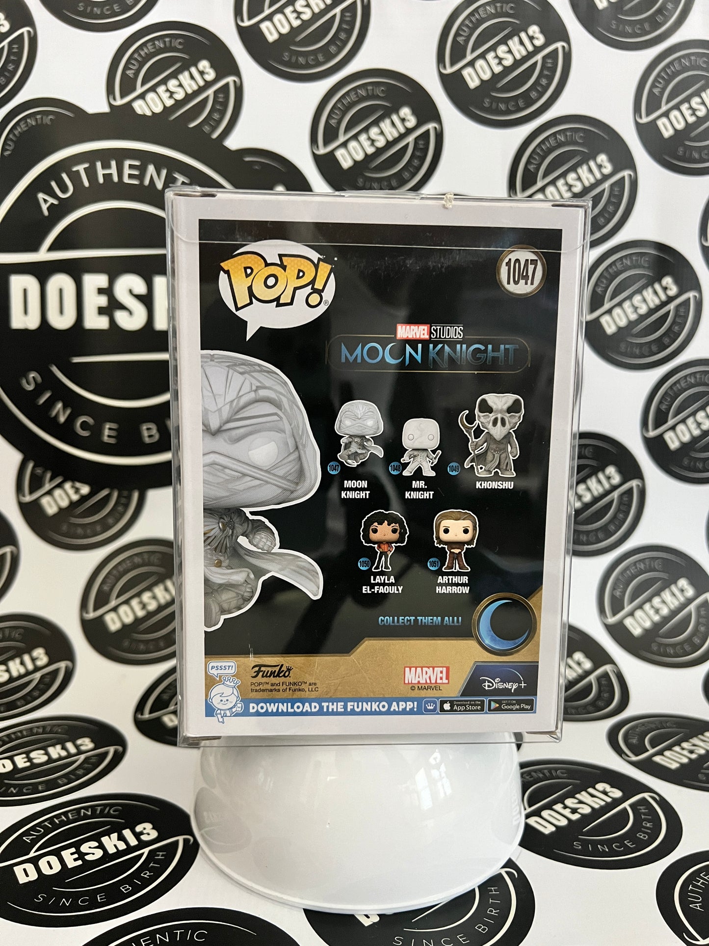 Funko Pop! Moon Knight #1047 Marvel Studios W/Protector