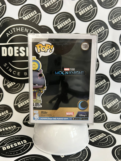 FUNKO POP! MARVEL STUDIOS MOON KNIGHT TAWERET #1189 Wonderous Convention W/Protector