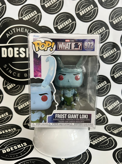 Funko Pop Marvel What If...? Frost Giant Loki #972 W/Protector