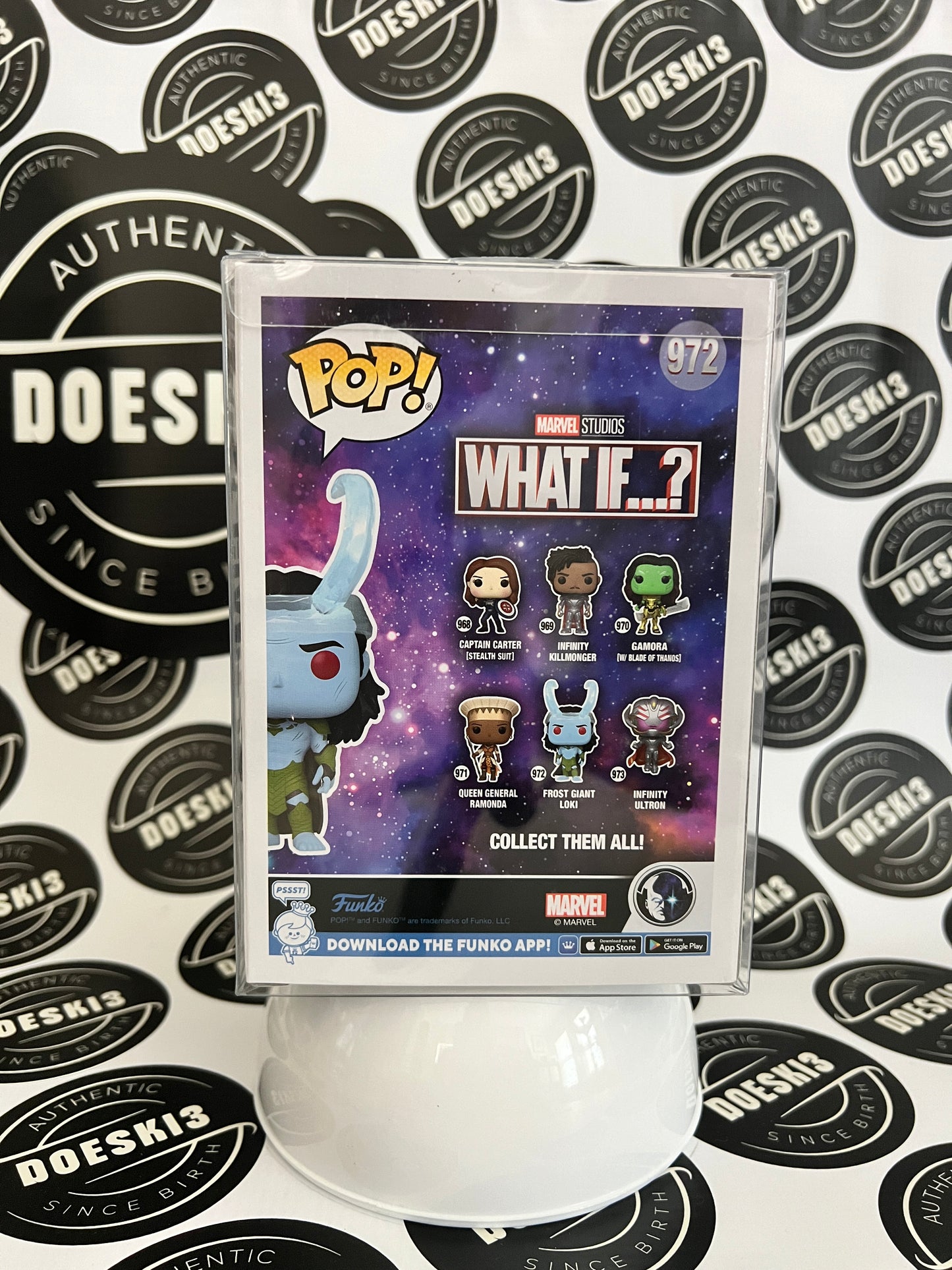 Funko Pop Marvel What If...? Frost Giant Loki #972 W/Protector