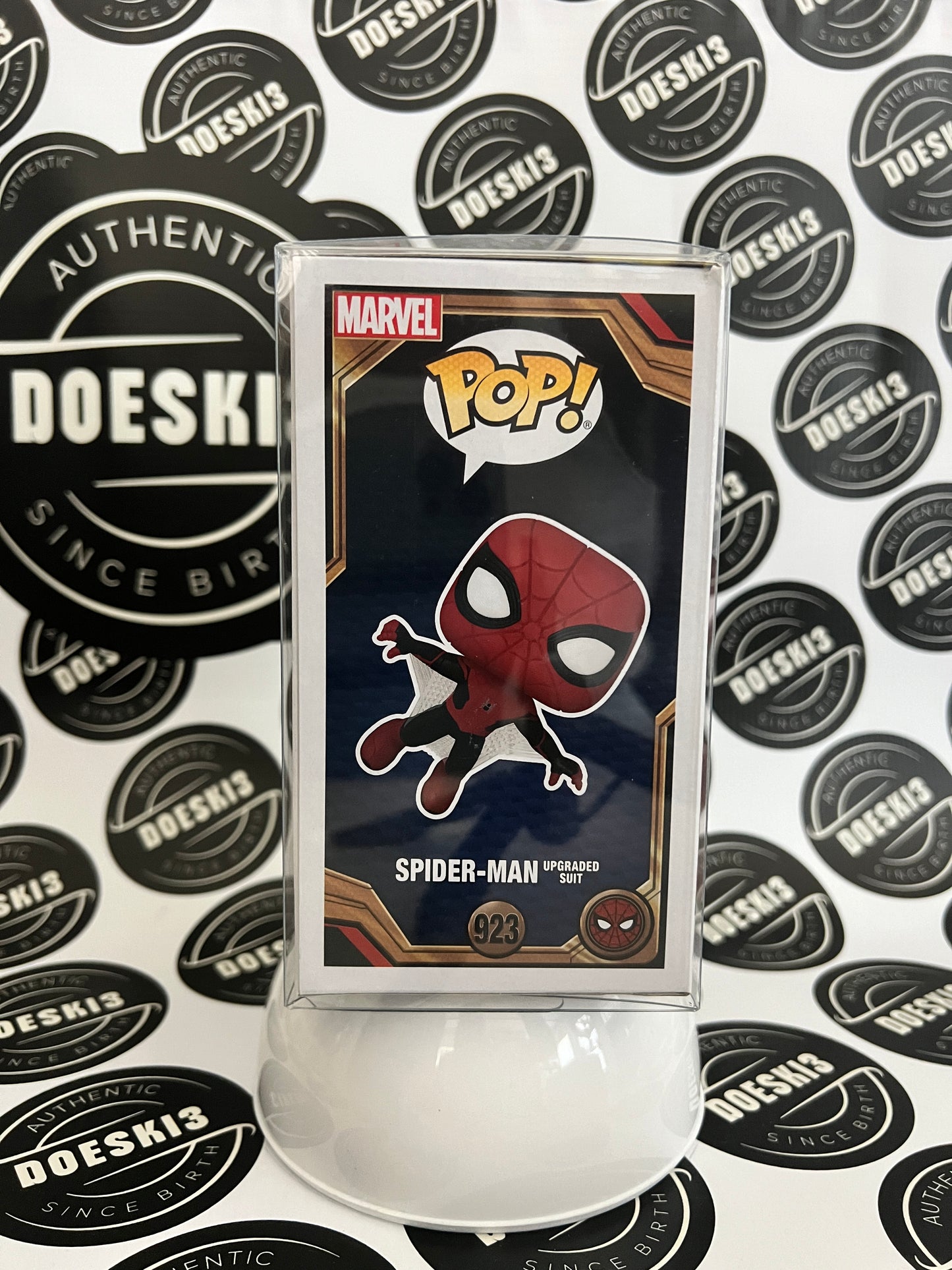 Funko Pop! Vinyl: Marvel - Spider-Man Upgraded Suit #923 W/Protector