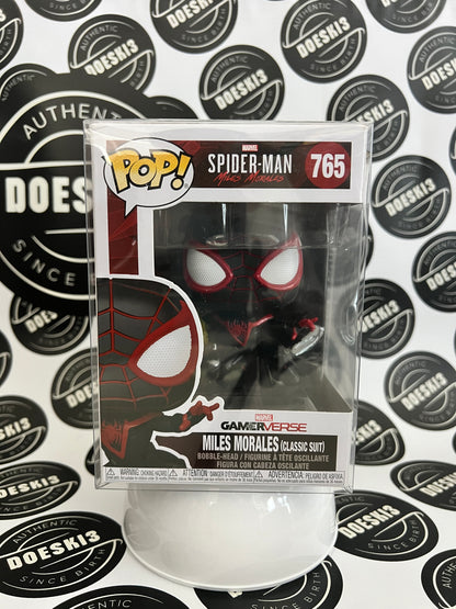 Funko POP! - Spider-Man #765 Miles Morales (Classic Suit) Gamerverse W/Protector