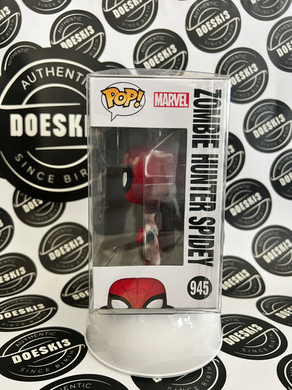 Funko Pop! : Marvel What If #945 - Zombie Hunter Spidey W/Protector