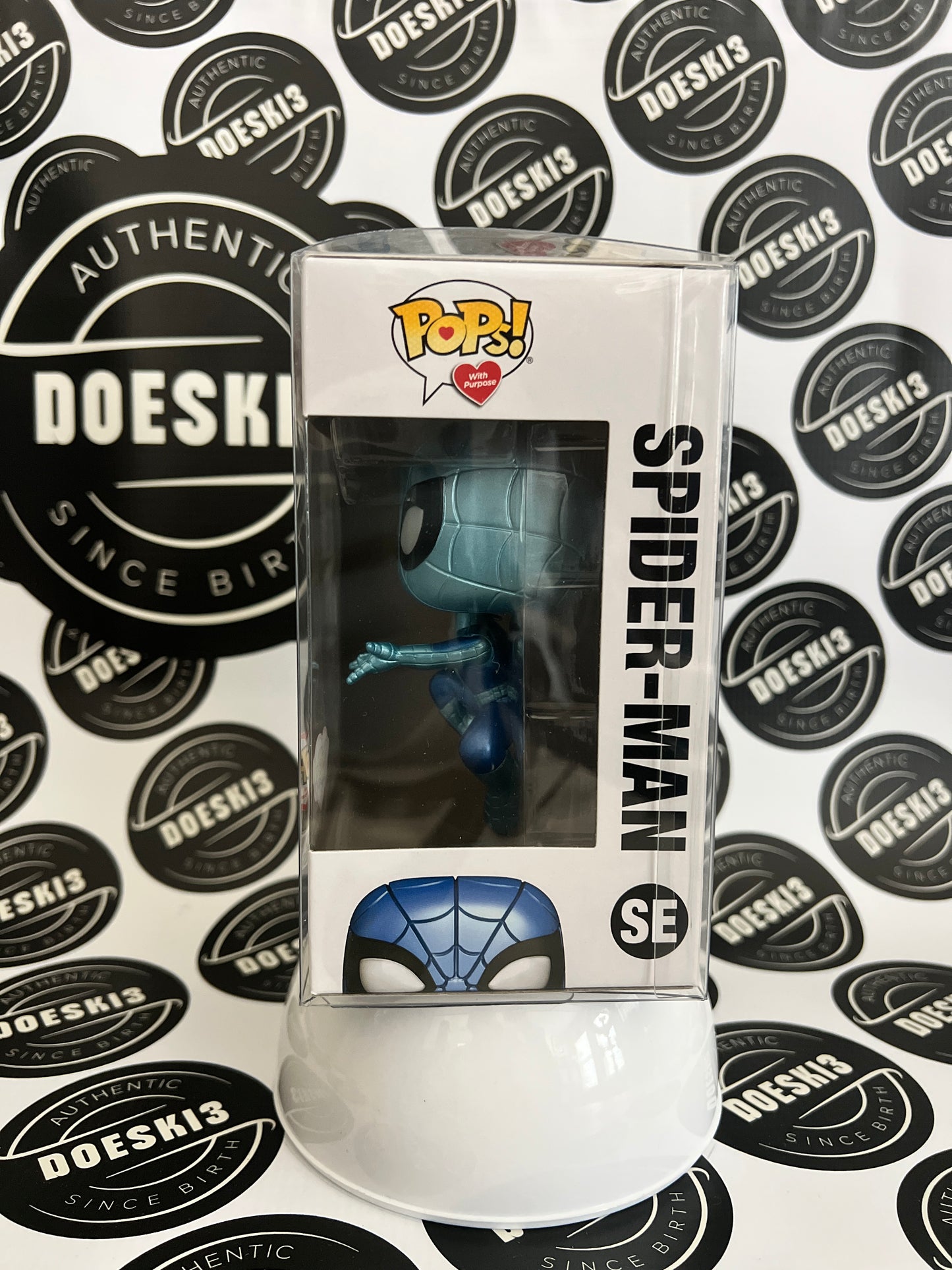 Funko Pop! Marvel: Make A Wish - Spider-Man (Metallic) SE W/Protector