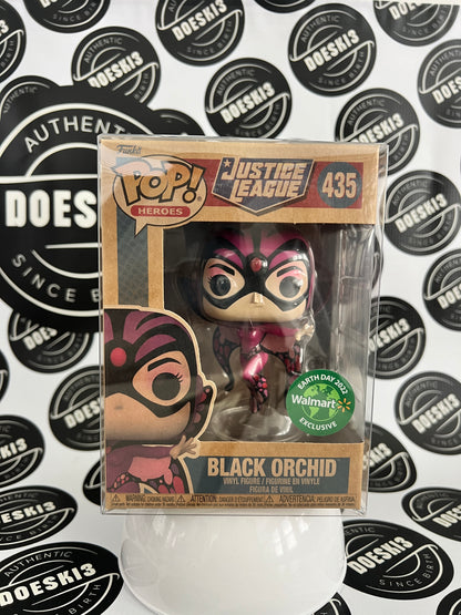 Funko Pop Black Orchid #435 Justice League Walmart Earth Day. W/Protector