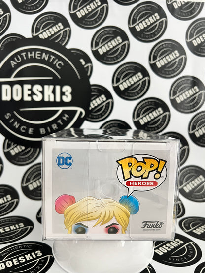 Funko Pop! DC Super Heroes - Harley Quinn With Mallet #301 GameStop Exclusive W/Protector