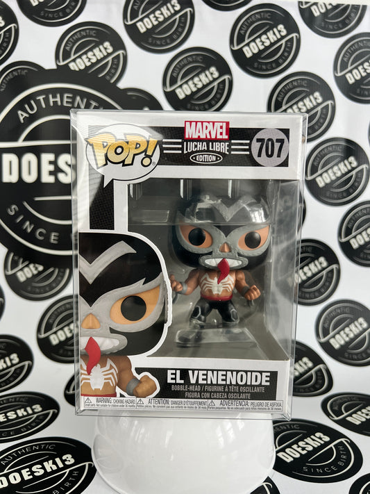 Funko Pop! Marvel Lucha Libre Edition - El Venenoide #707 W/Protector