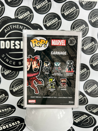 Funko Pop! Vinyl: Marvel - Carnage (with Cletus Kasady) #367 W/Protector