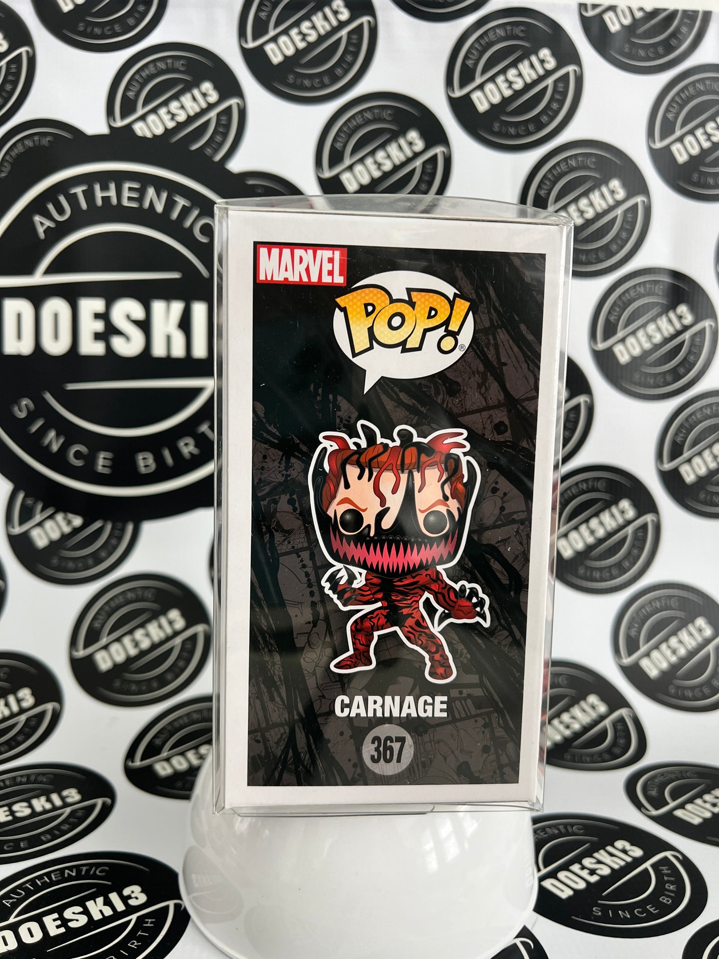 Funko Pop! Vinyl: Marvel - Carnage (with Cletus Kasady) #367 W/Protector