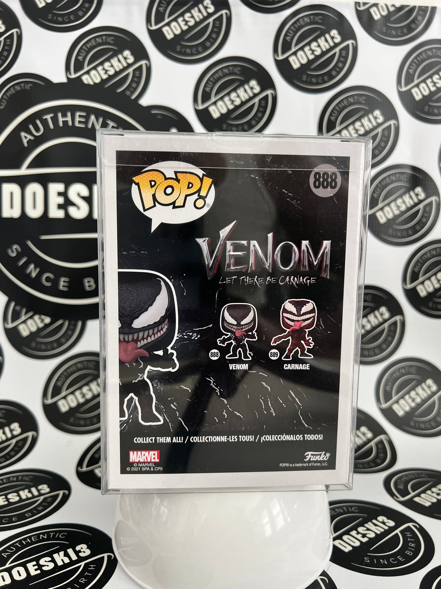 Funko Pop! Marvel Venom Let There Be Carnage #888 W/Protector