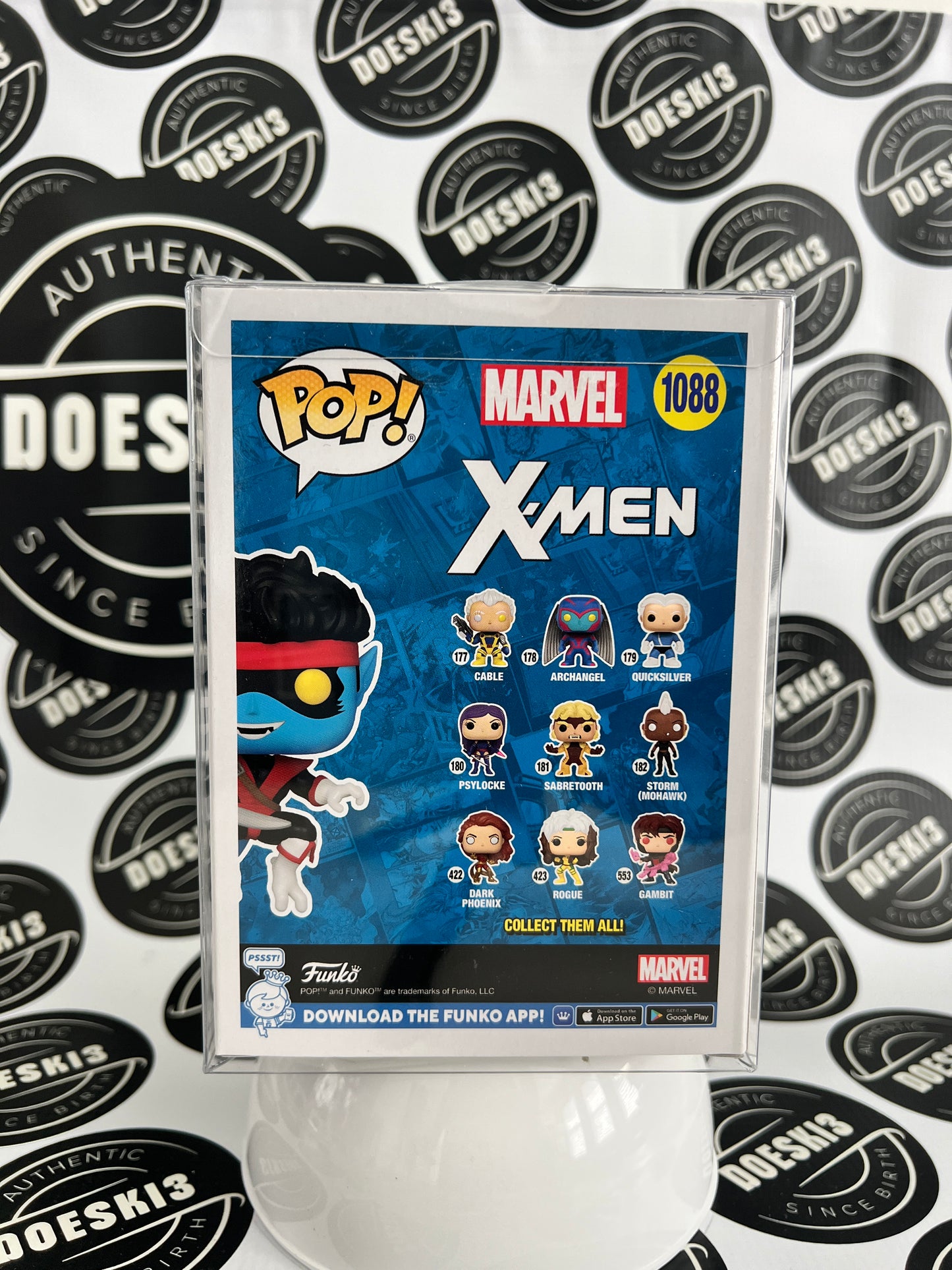 Funko Pop! Marvel X-Men NIGHTCRAWLER #1088 Walgreens Exclusive W/Protector