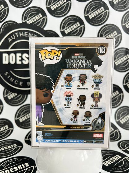 Funko POP! Marvel Black Panther Shuri #1103 Funko Exclusive Disney Wakanda Forever W/Protector