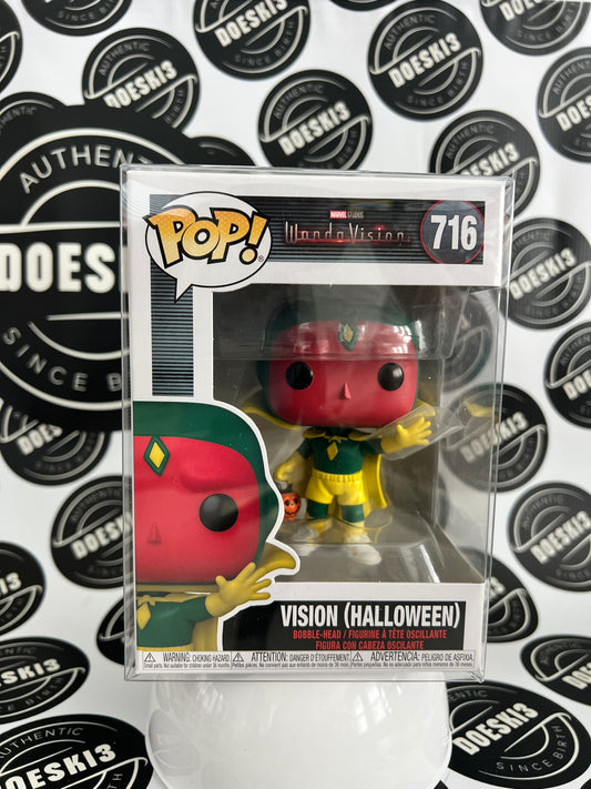 Funko Pop! Marvel WandaVision #716 Vision (Halloween) W/Protector