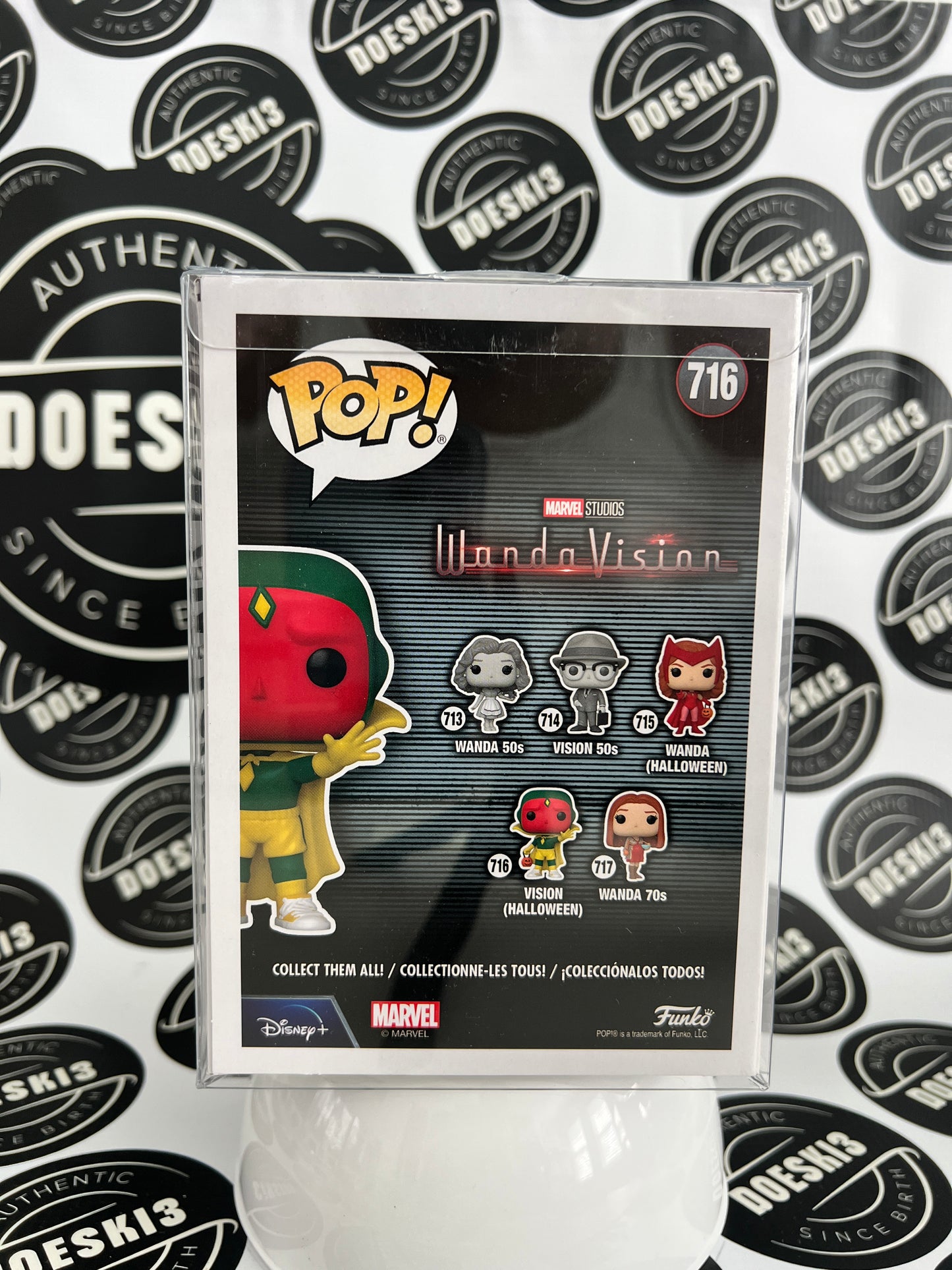 Funko Pop! Marvel WandaVision #716 Vision (Halloween) W/Protector