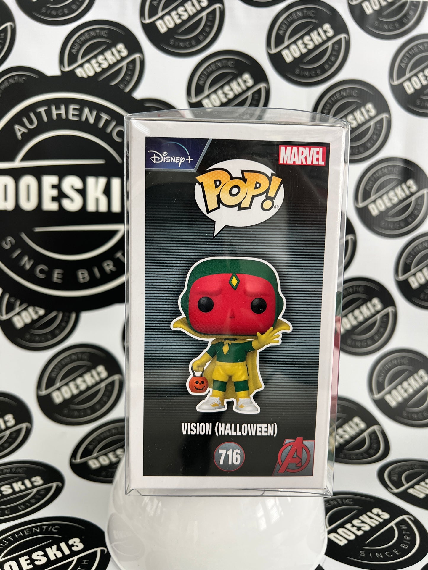 Funko Pop! Marvel WandaVision #716 Vision (Halloween) W/Protector