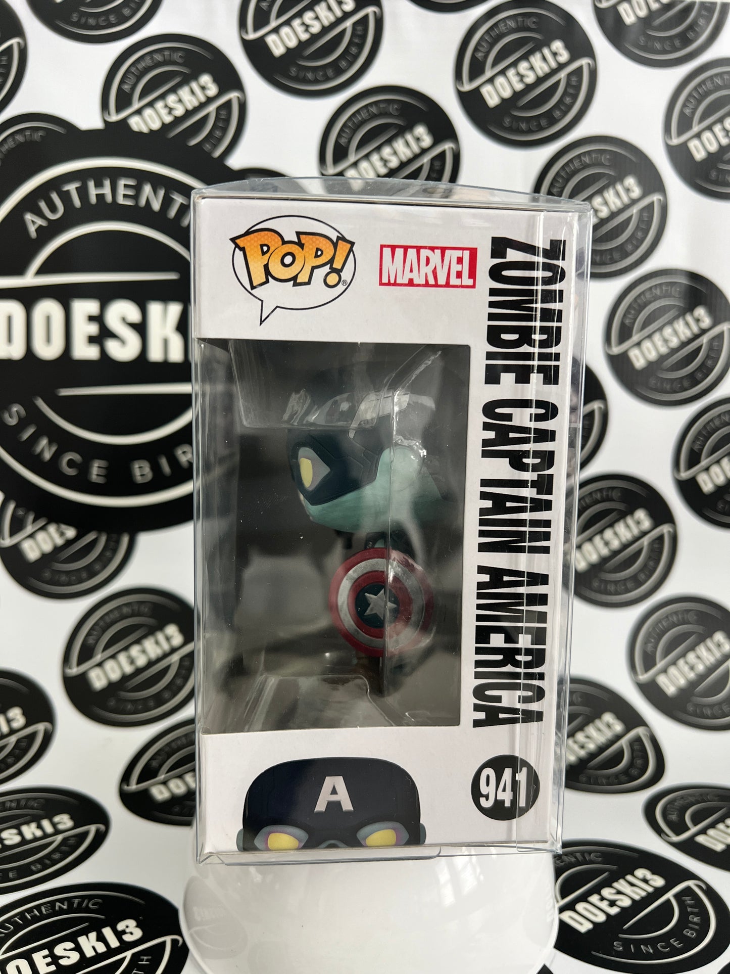 Funko Pop! Marvel What If? - Zombie Captain America #941 W/Protector