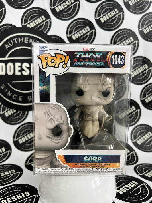 Funko Pop! Marvel: Thor Love & Thunder Gorr #1043 W/Protector