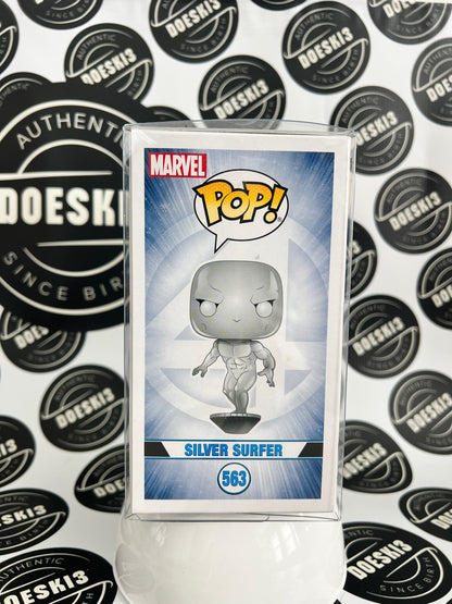 Funko Pop! Silver Surfer #563 Marvel Fantastic Four W/Protector