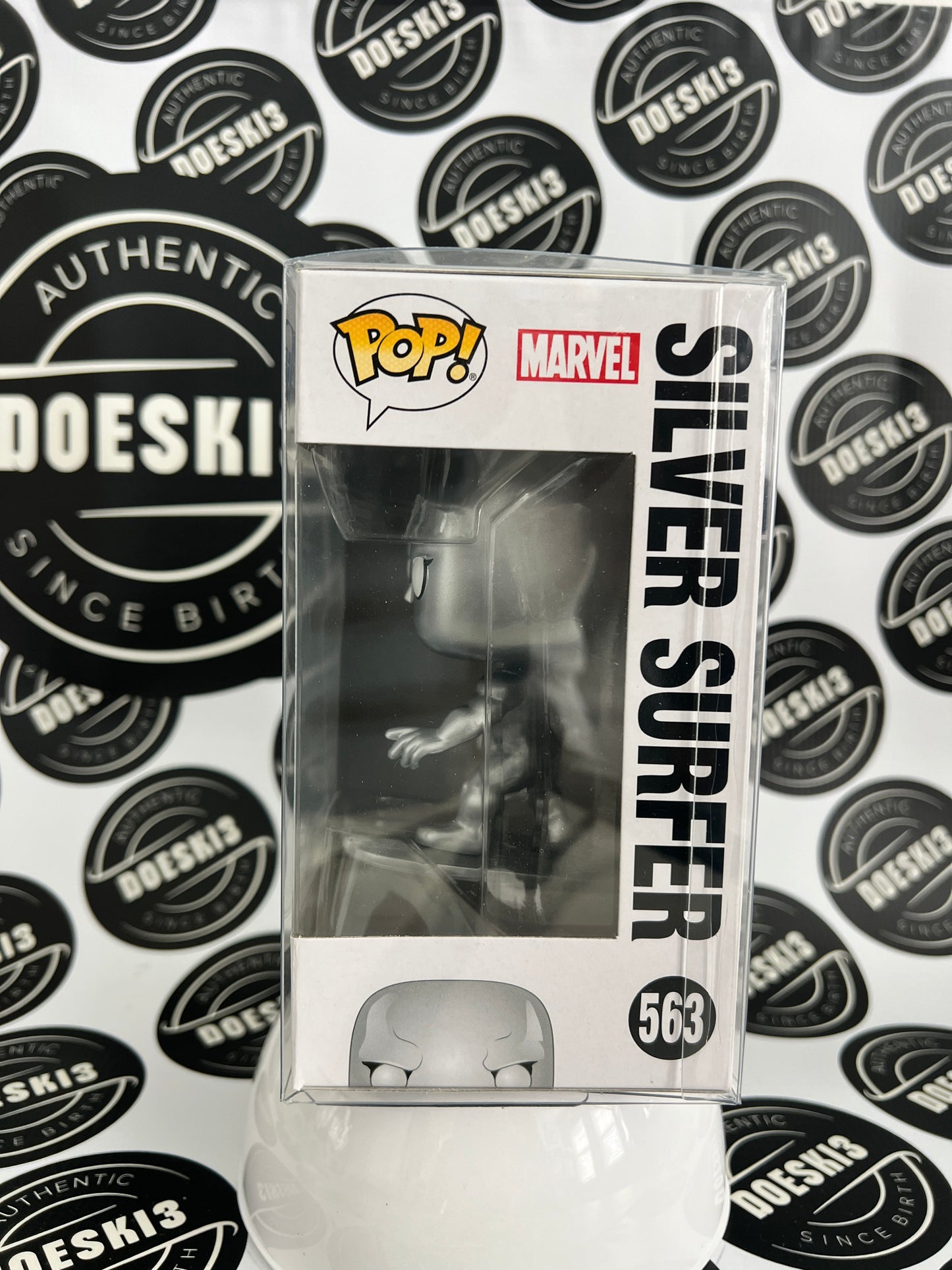 Funko Pop! Silver Surfer #563 Marvel Fantastic Four W/Protector