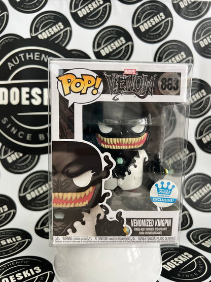 Funko Pop! Marvel Venom #883 Venomized Kingpin Funko Shop Exclusive W/Protector