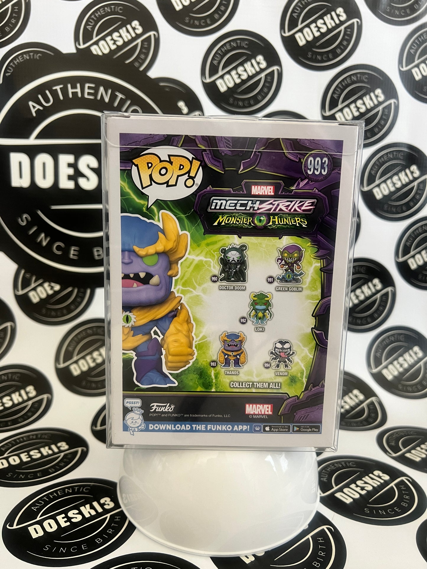 Funko Pop! : Marvel MechStrike Monster Hunter #993 Thanos W/Protector