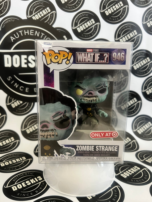 Funko Pop! Marvel What If..? Zombie Strange #946 Target Exclusive W/Protector