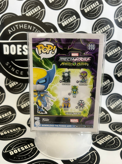 Funko Pop! : Marvel MechStrike Monster Hunter #996 Wolverine W/Protector