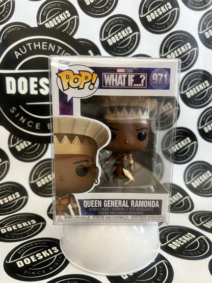 Funko Pop! Marvel Studios What If…? #971 Queen General Ramonda W/Protector